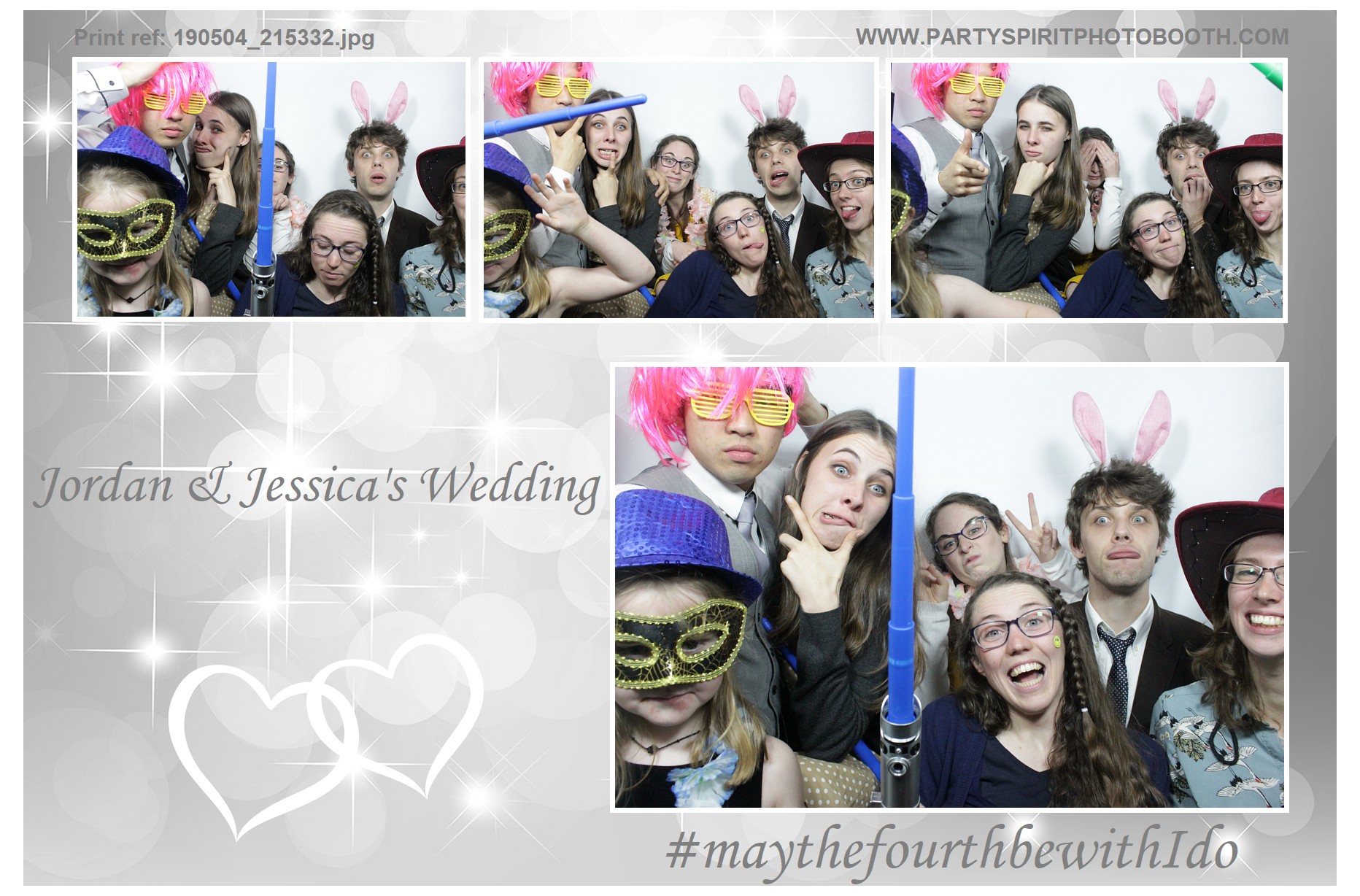 Jordan and Jessica's Wedding | View more photos from the event at gallery.partyspiritphotobooth.com/u/PartySpiritPhotoBooth/Jordan-and-Jessicas-Wedding
